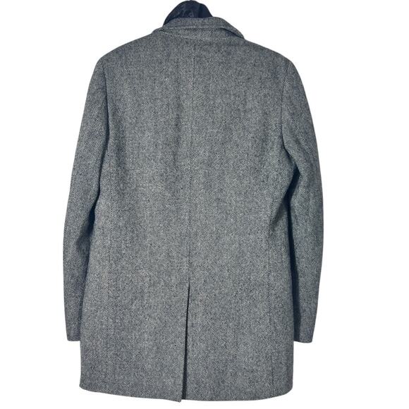 Scotch & Soda Wool Blend Tweed Jacket With Removable Puffer Innervest Size S - Picture 2 of 16